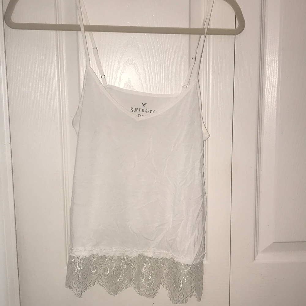 American Eagle Cream Tank Top